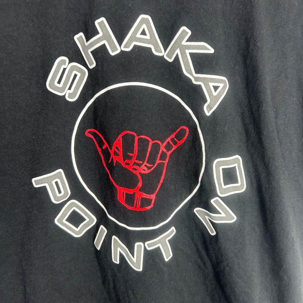 Black Shaka Point No T-Shirt - Picture 2 of 5